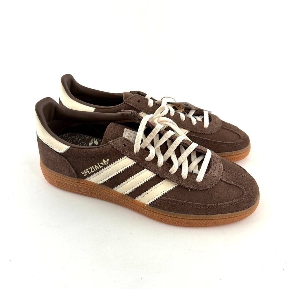 Adidas Women's Brown Handball Spezial Sneakers Shoes Size 8.5 - Picture 10 of 14